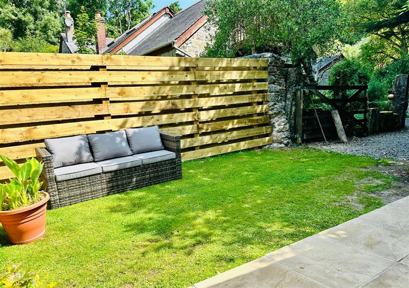 The garden in Harvey's Lodge at Harveys Lodge, Helston