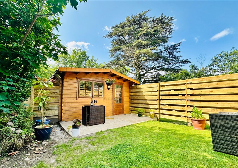 The garden at Harveys Lodge, Helston