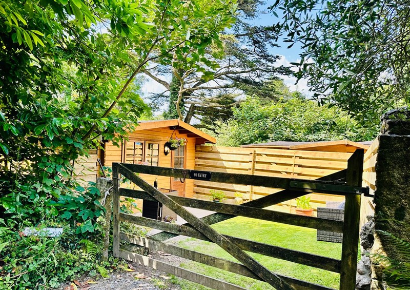 This is the garden at Harveys Lodge, Helston