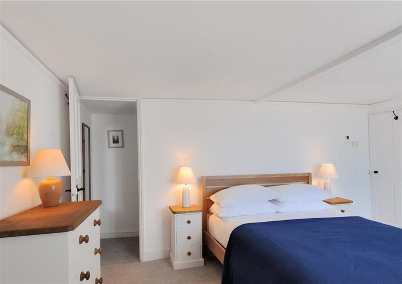 One of the bedrooms at Harville Cottage, Lyme Regis