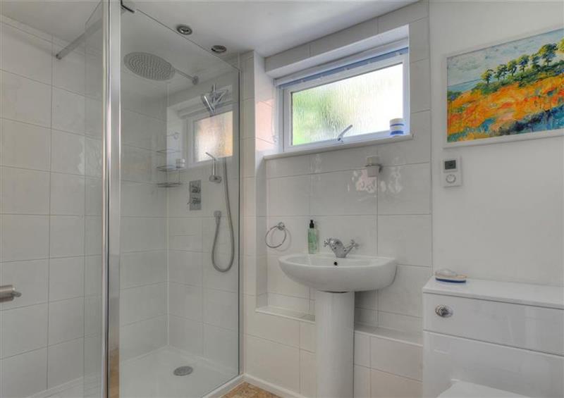 This is the bathroom at Harville Cottage, Lyme Regis