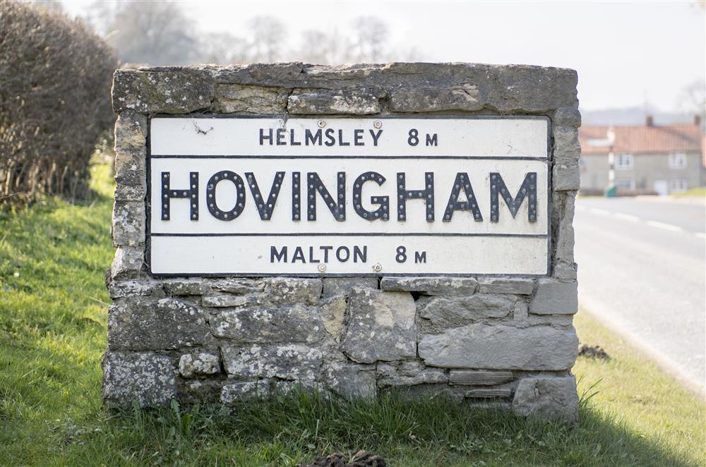 Welcome to Hovingham, on the edge of the Howardian Hills, an Area of Outstanding Natural Beauty