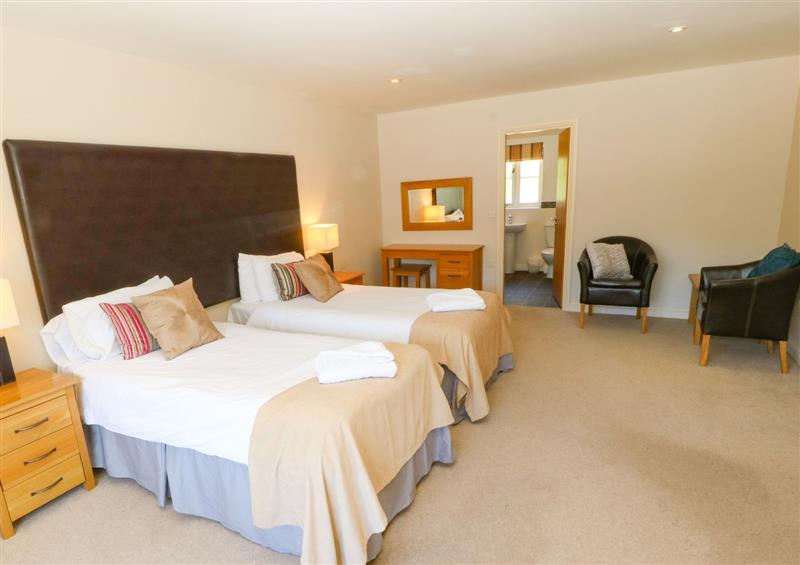 This is a bedroom at Hassop, Matlock