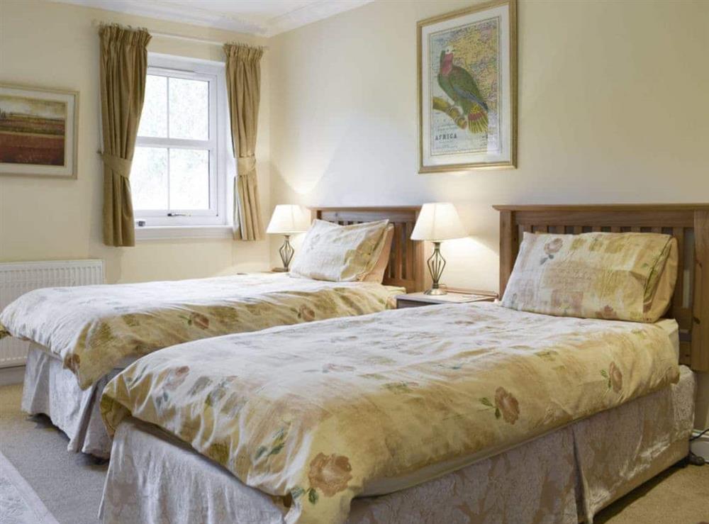 Comfortable twin bedroom at Heather Croft, 