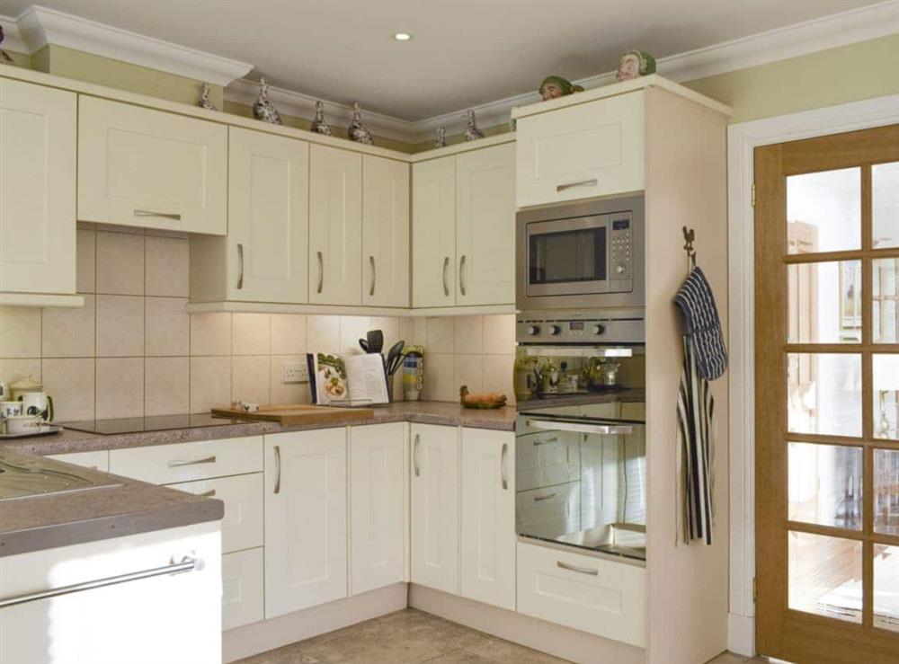 Well-equipped fitted kitchen at Heather Croft, 