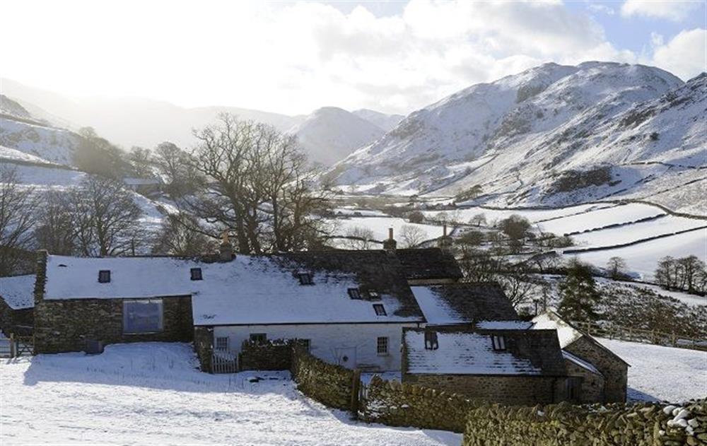 Hause Hall Farm, Cruik Barn & The Stables in the snow (photo 2) at Hause Hall, Cruick Barn & The Stables, Hallin Fell