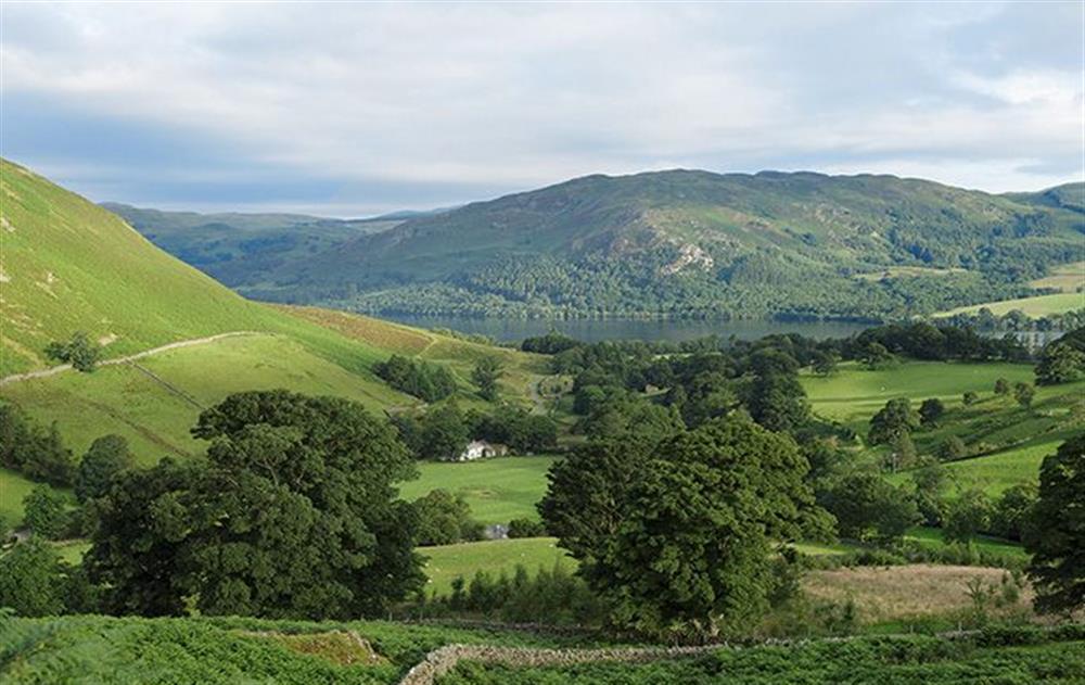 A view from the house at Hause Hall Farm and Cruick Barn, Hallin Fell