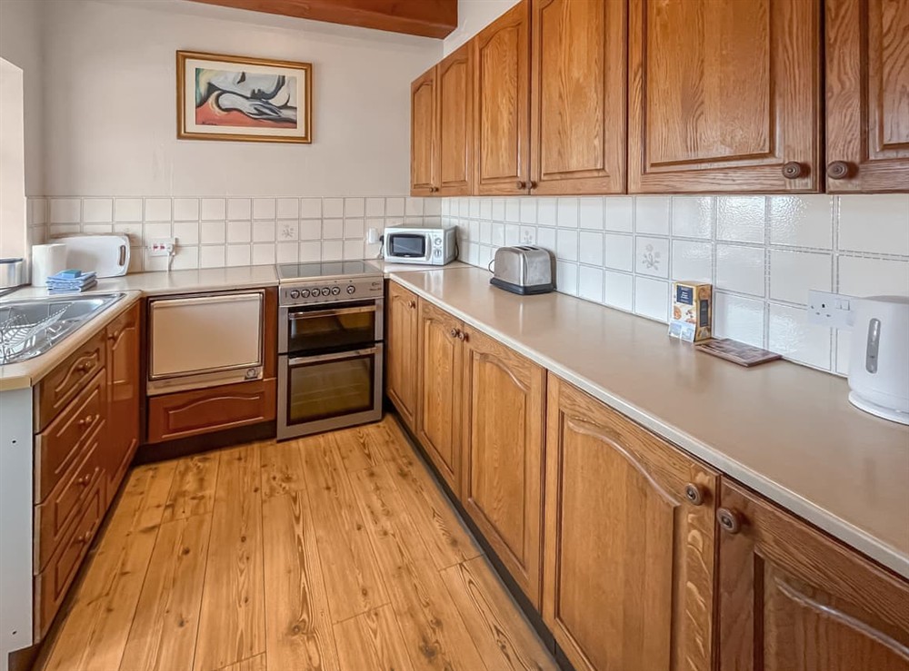 Kitchen at Haven Cottage in Eyemouth, Berwickshire