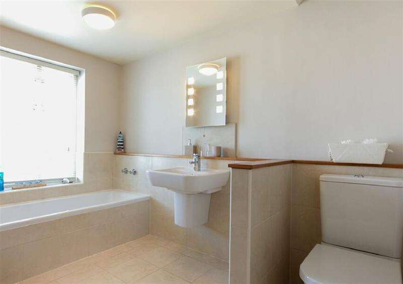This is the bathroom at Haven Cottage, Low Newton-by-the-Sea