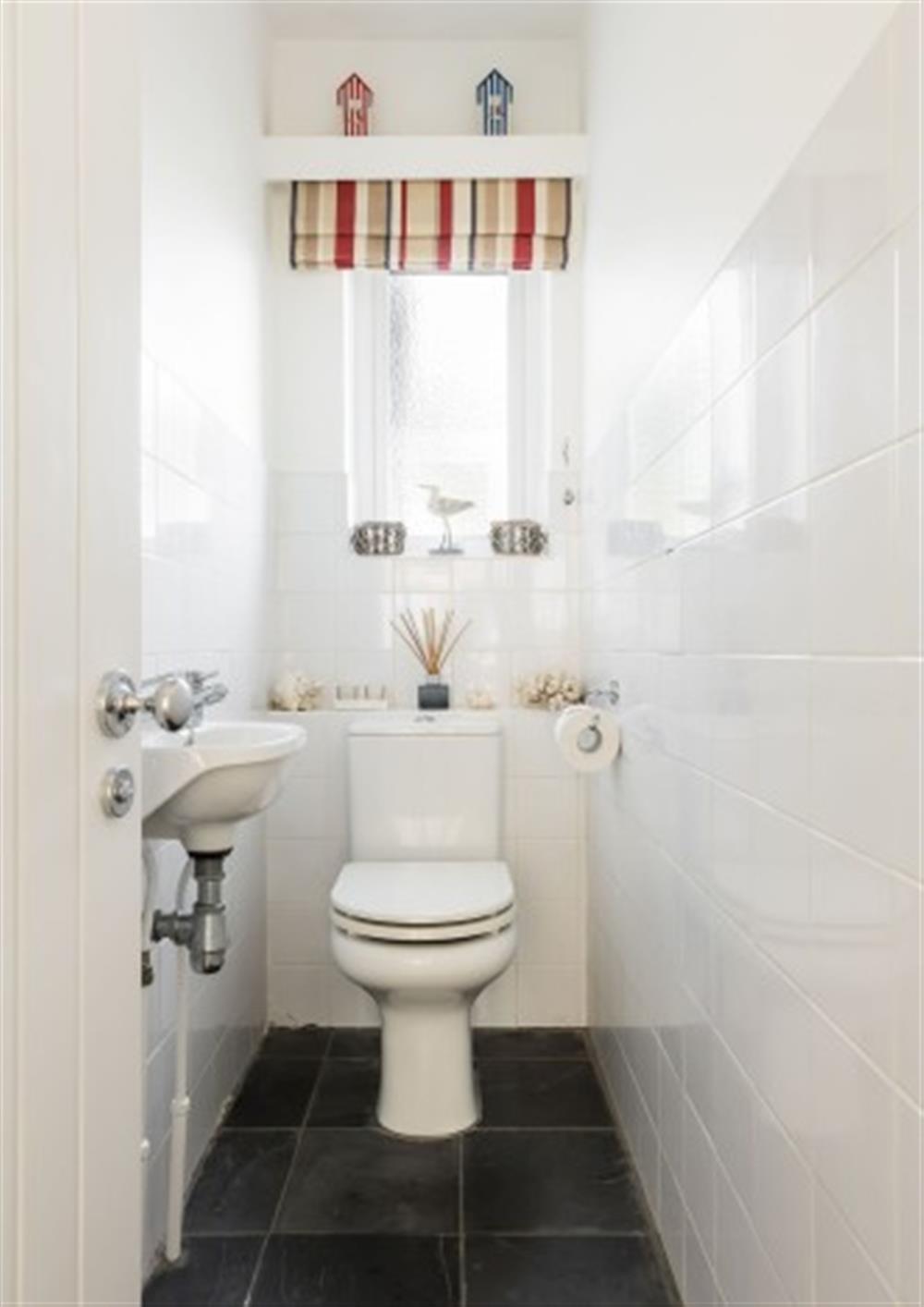 This is the bathroom at Haven Court No.2 in Sandbanks