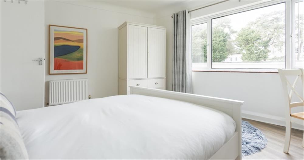 One of the 2 bedrooms at Haven Court No.8 in Sandbanks