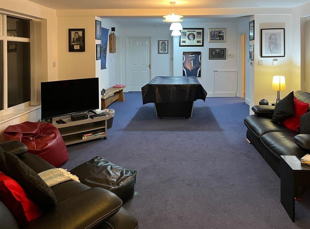 Living area at Haven in the Burn in Blaydon Burn, near Newcastle, Tyne and Wear