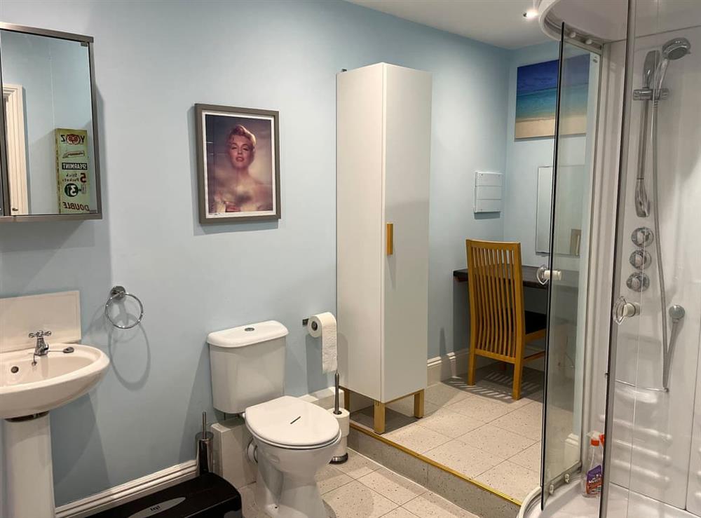 Shower room at Haven in the Burn in Blaydon Burn, near Newcastle, Tyne and Wear