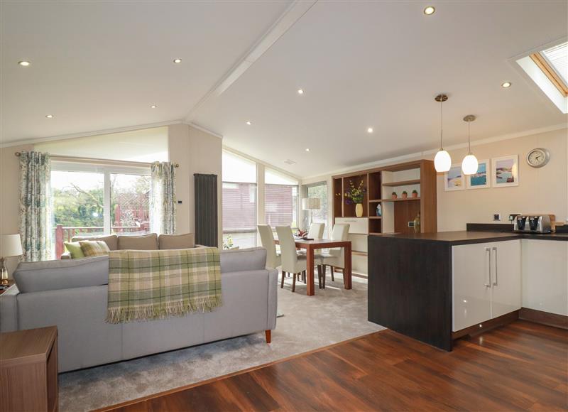 Enjoy the living room at Haven Lodge, Bossiney Bay near Tintagel
