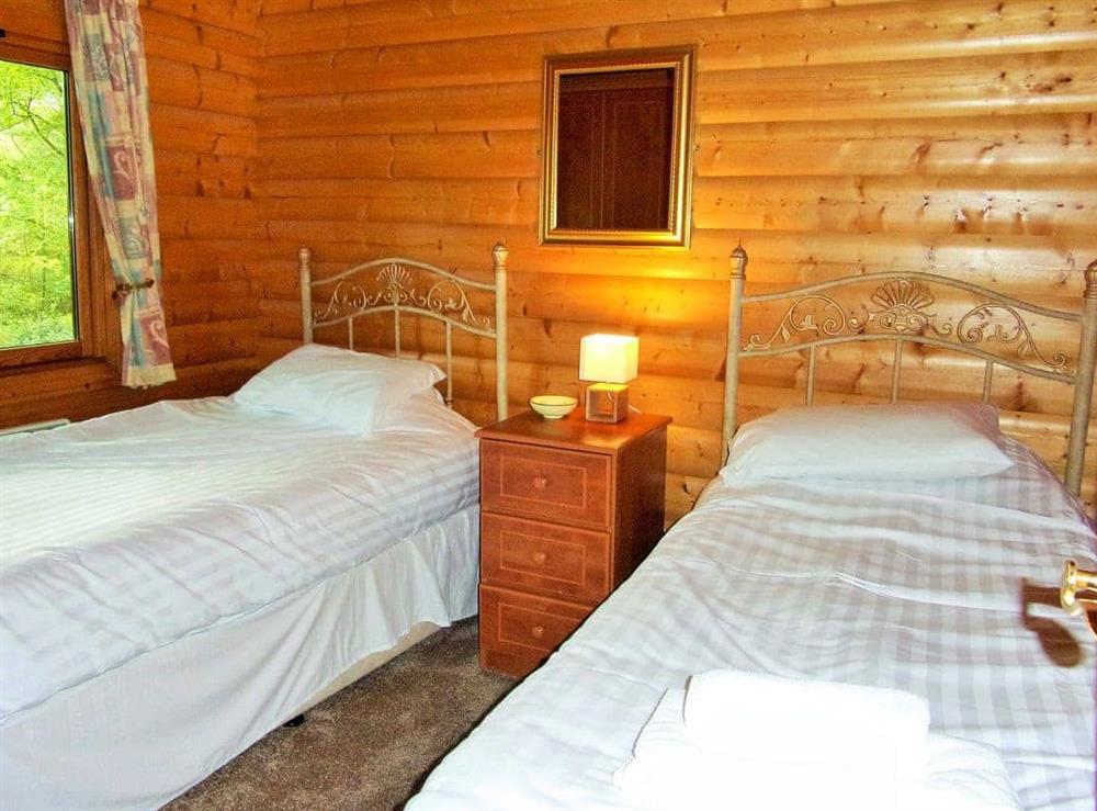 Twin bedroom at Haven Lodge in Kenwick, near Louth, Lincolnshire