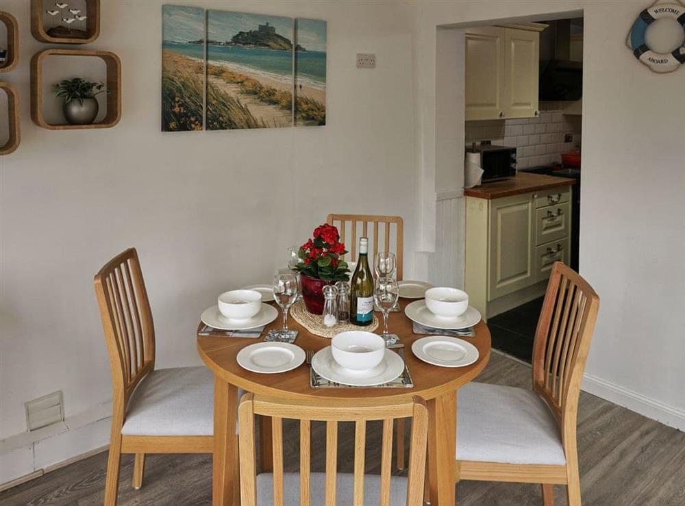 Dining room at Haven View in Berwick upon Tweed, Northumberland