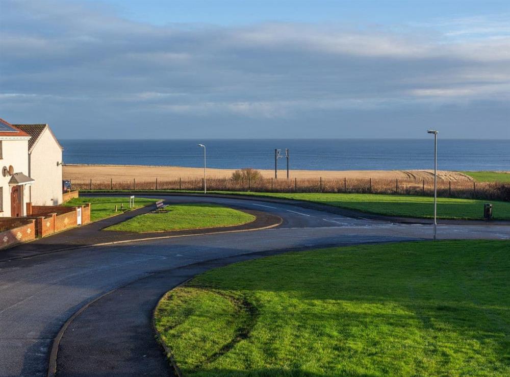 Magnificent sea views from the front of the holiday home at Haven View in Berwick upon Tweed, Northumberland