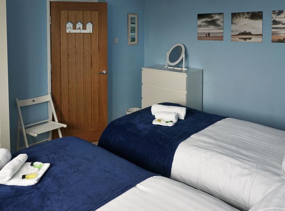 Twin bedroom at Haven View in Berwick upon Tweed, Northumberland