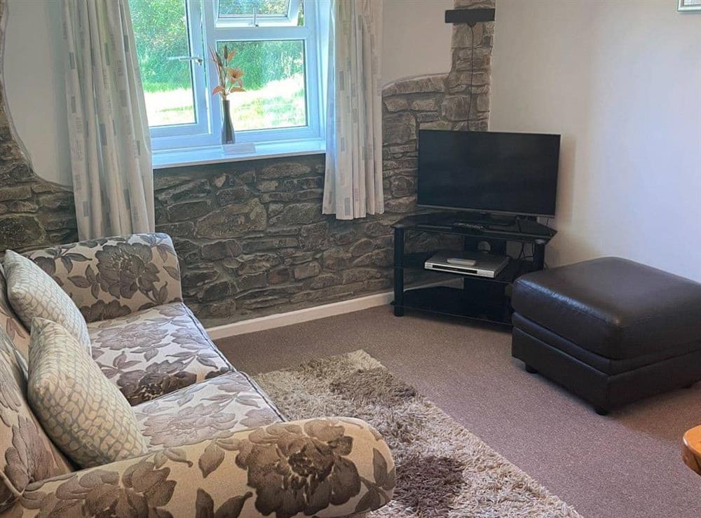 Living area at Hawfinch in Woolsery, near Clovelly, Devon