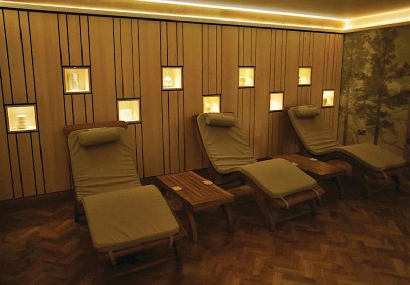 Relaxation room at Hawkchurch Resort and Spa in Axminster, Dorset