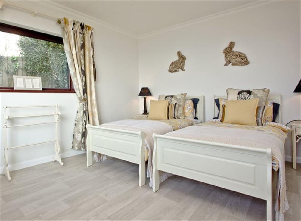 Delightful twin bedroom (photo 2) at Hawks Ridge in Downderry, Cornwall