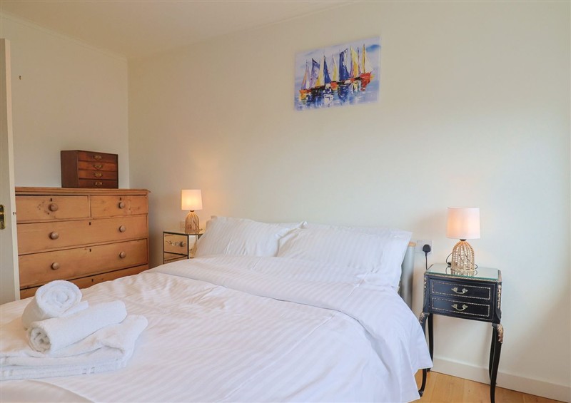 One of the 3 bedrooms at Hawksdown, Lyme Regis