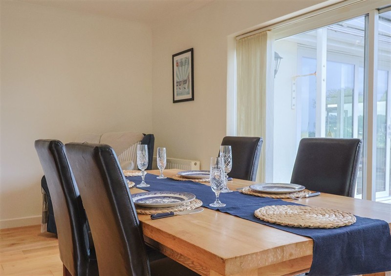 The dining room at Hawksdown, Lyme Regis