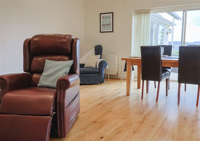 The living room at Hawksdown, Lyme Regis
