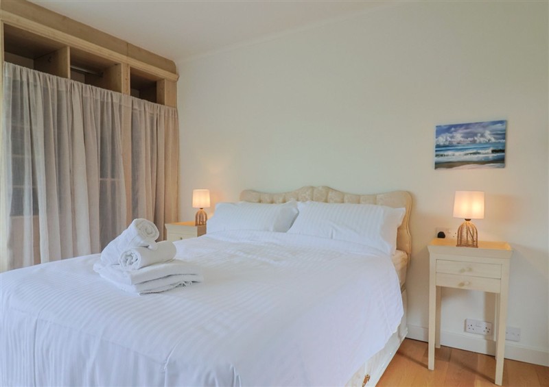 This is a bedroom at Hawksdown, Lyme Regis