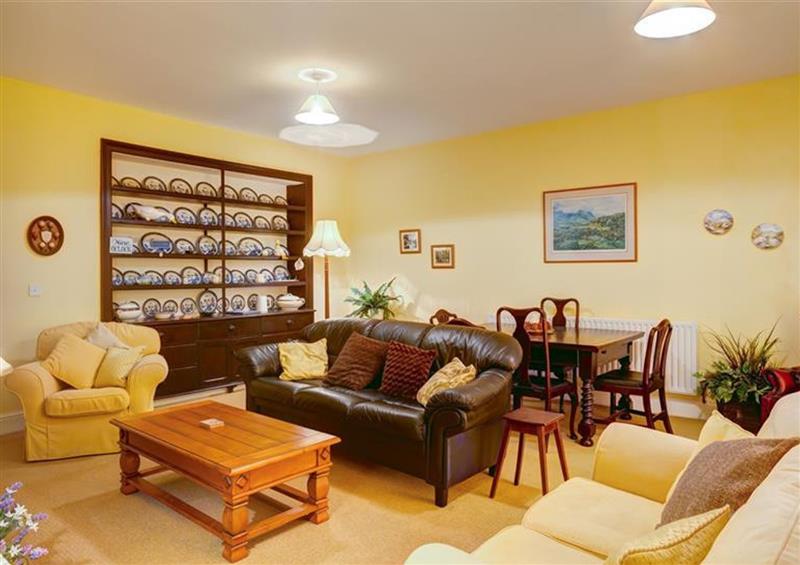 The living room at Hawkshead Hall, Hawkshead