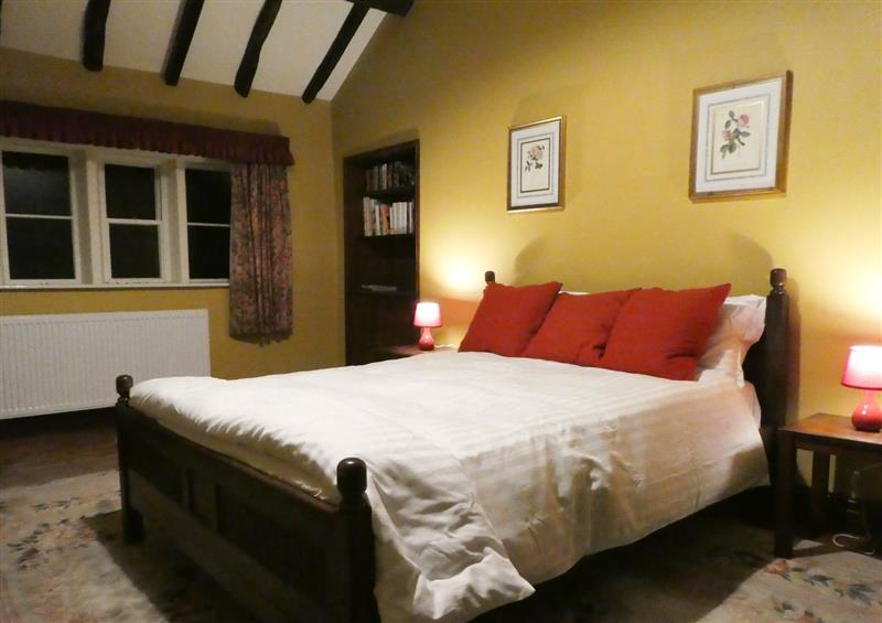 One of the bedrooms at Hawkyards Cottage, Dobcross