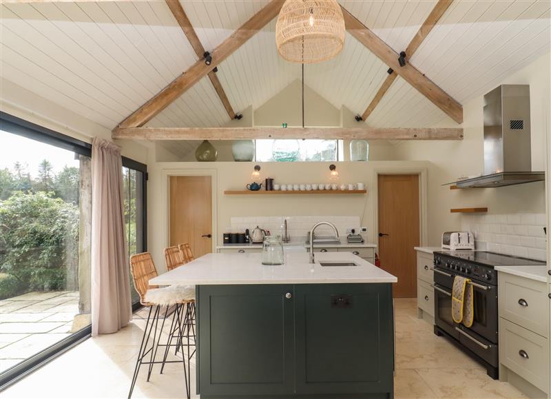 The kitchen at Hawthorn Barn, Northleach