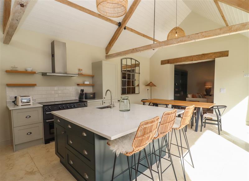 This is the kitchen at Hawthorn Barn, Northleach