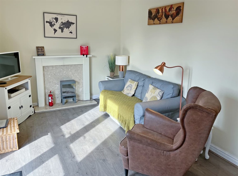 Living room at Hawthorn Cottage in Caldwell, Richmond, Durham