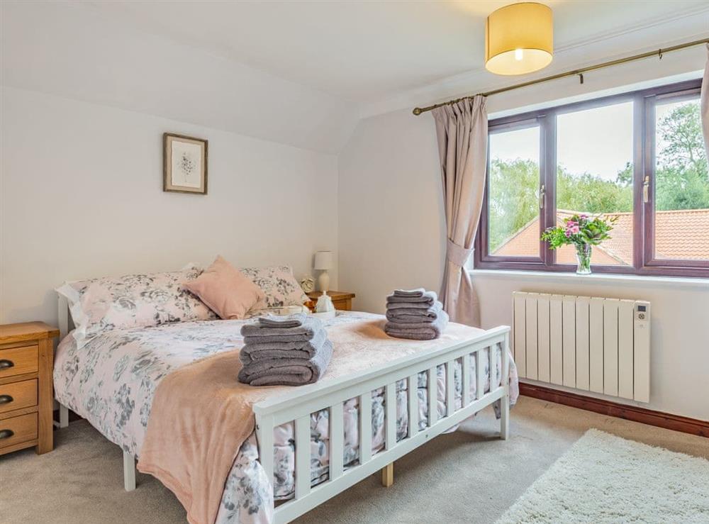 Double bedroom at Hawthorn Cottage in Catfield, near Norwich, Norfolk