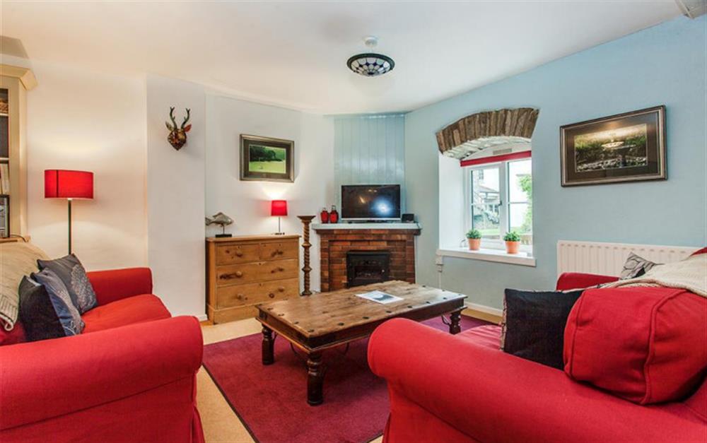 Th comfortable lounge area at Hawthorn Cottage in Slapton