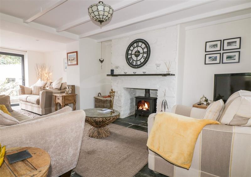 Relax in the living area at Hawthorn Cottage, St Teath