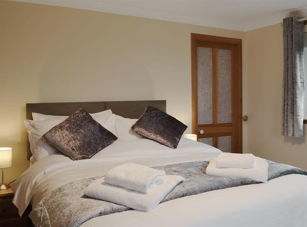 Comfortable oduble bedroom at Hawthorn Cottage in Stranraer, Wigtownshire