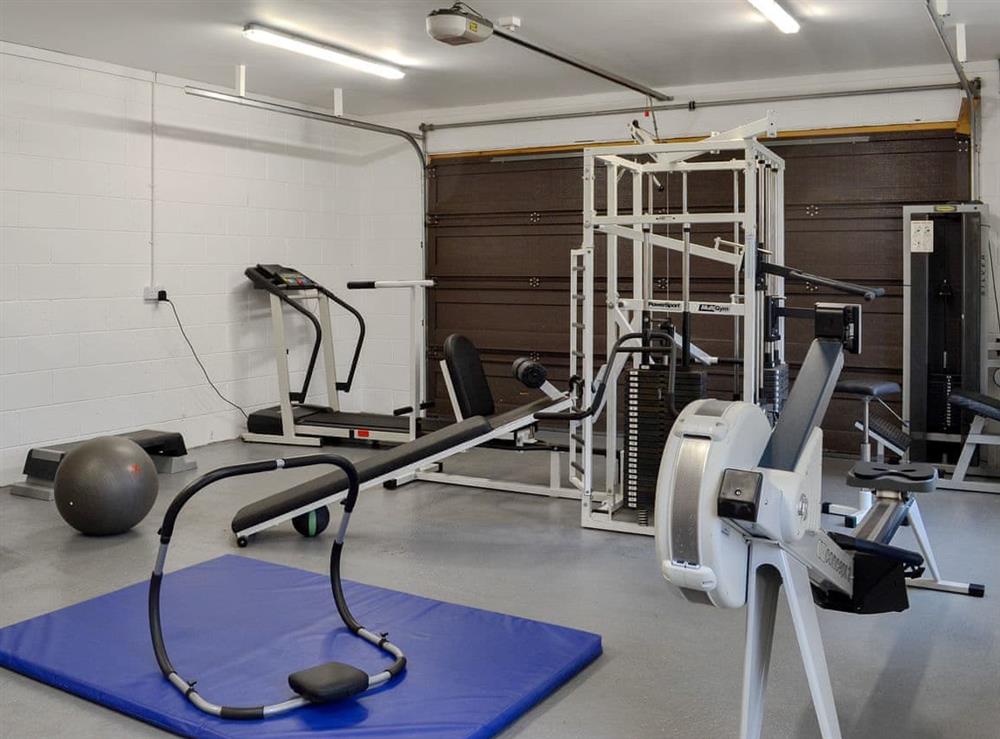 Exercise equipment at Hawthorn Cottage in Stranraer, Wigtownshire
