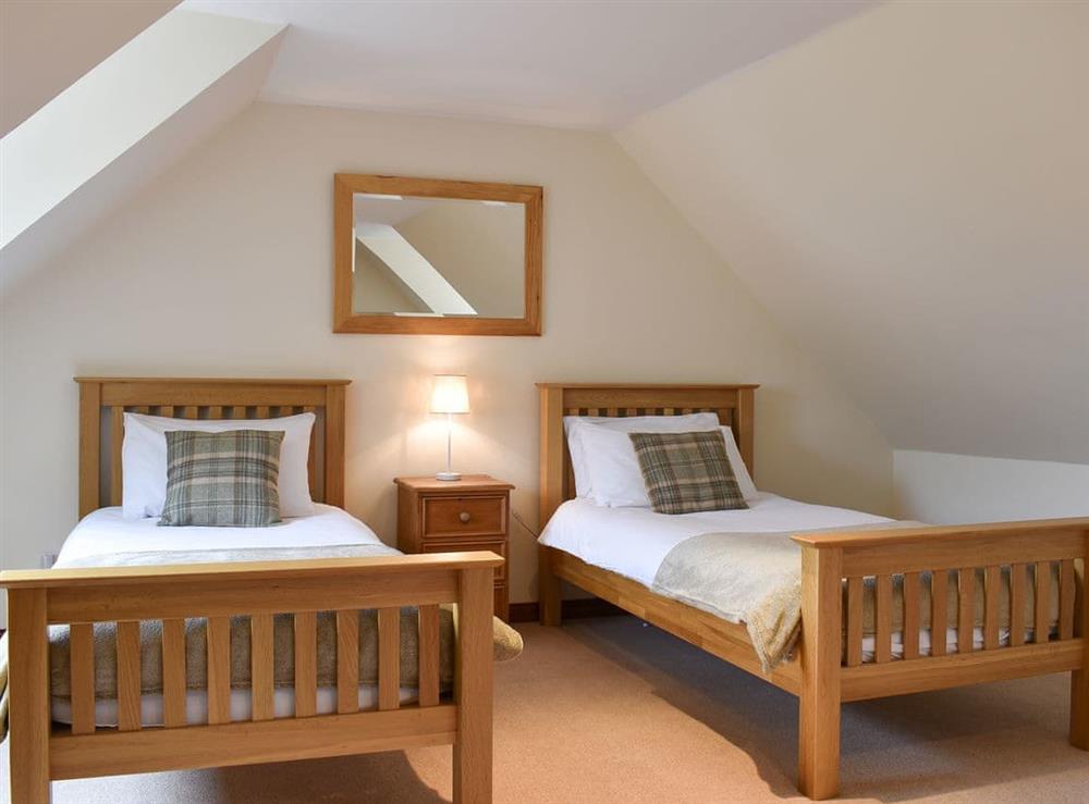 Twin bedroom at Hawthorn House in Tomintoul, near Grantown-on-Spey, Moray, Banffshire