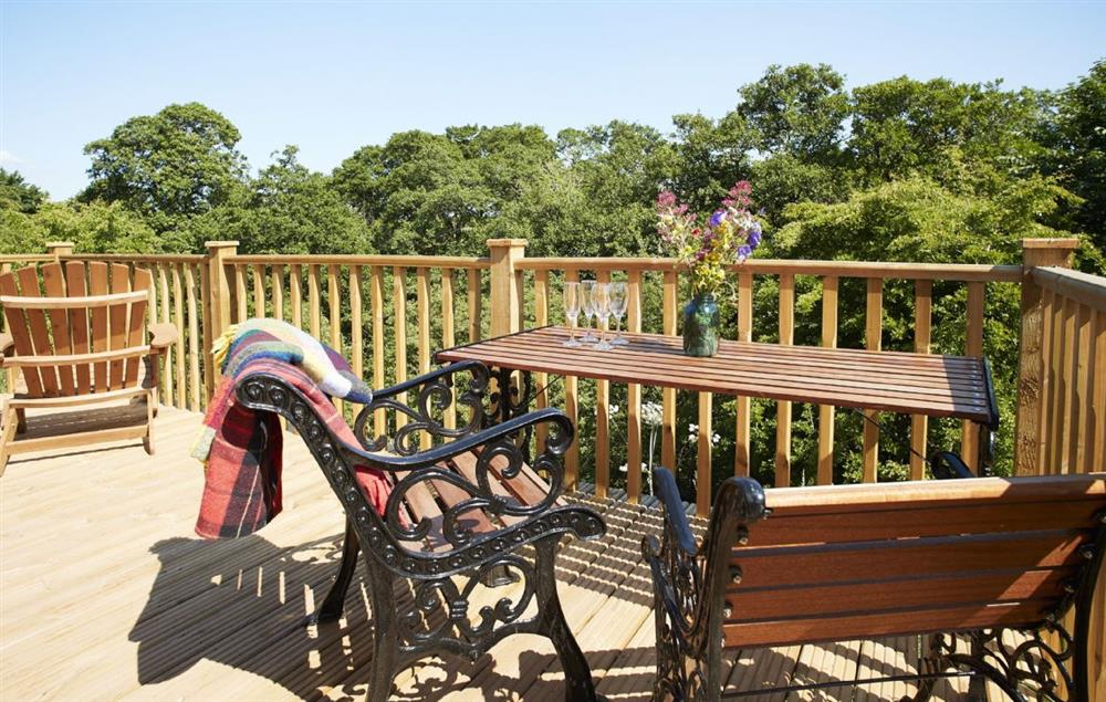 Soak up the sunshine on the private decking (photo 2) at Hawthorn Retreat, Blencowe, near Greystokes
