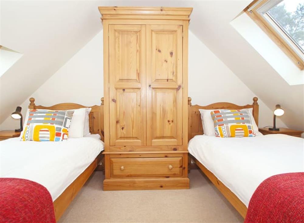 Twin bedroom at Hawthorn in Uckfield, Sussex