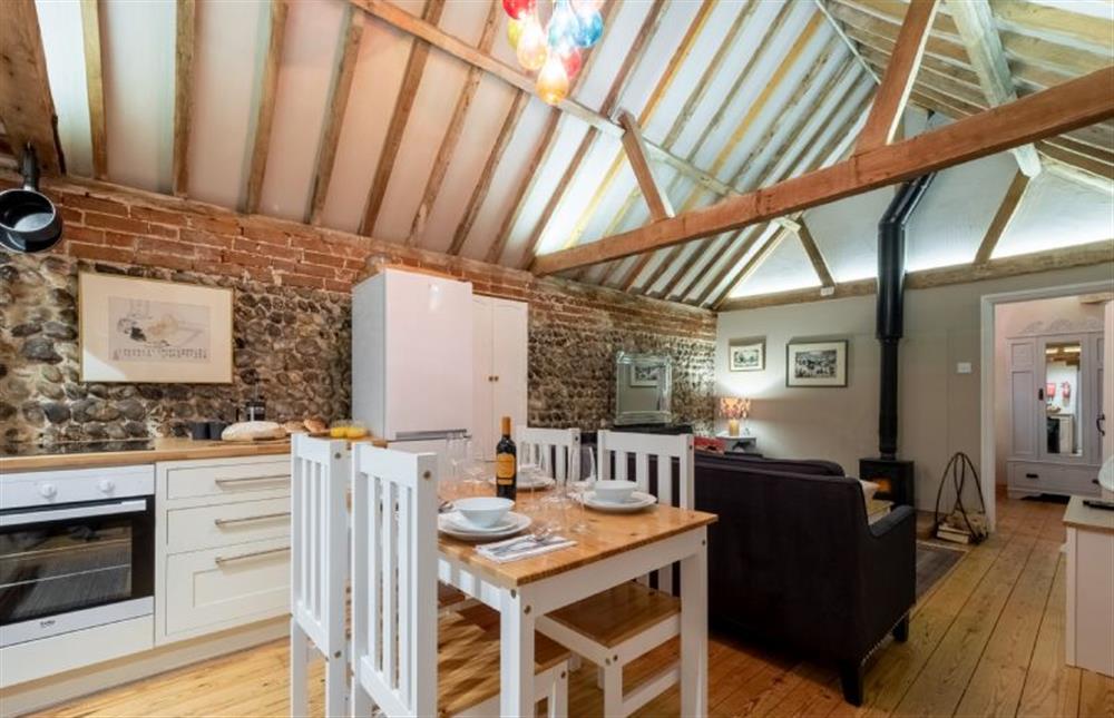 Open plan Kitchen, Dining, Siting room at Hawthorne Cottage, Roughton near Norwich