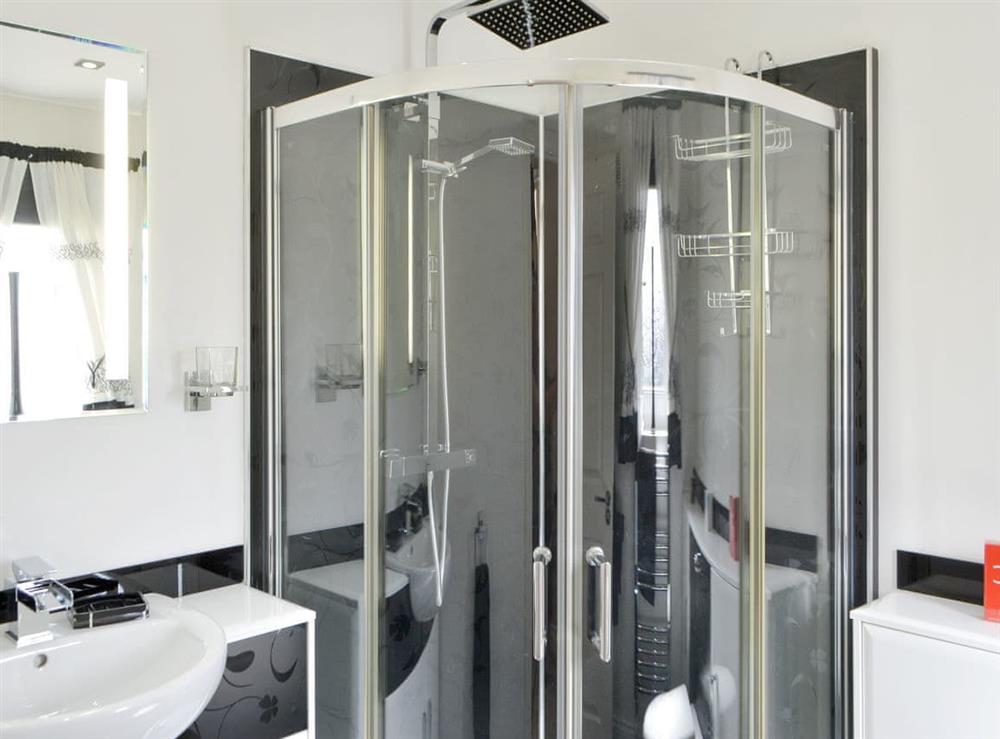 En-suite shower room at Hawthorne House in Amble, near Warkworth, Northumberland