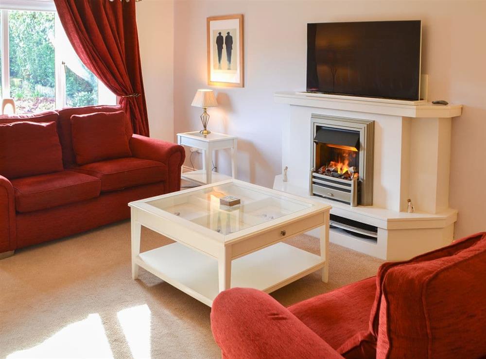 Welcoming living area at Hawthorne House in Amble, near Warkworth, Northumberland