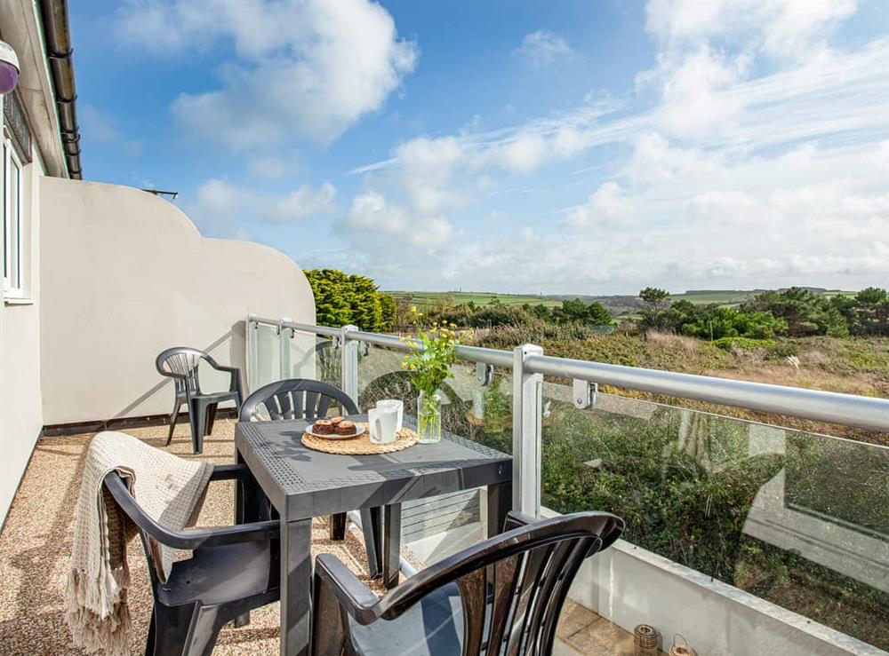 Terrace at Hawthorne House in Watergate Bay, Cornwall