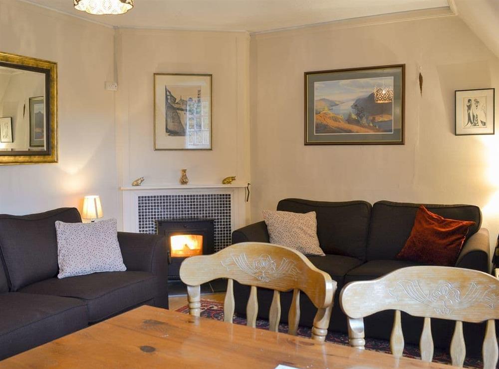 Homely open plan living space at Hawthorne in Llanddona, near Beaumaris, Anglesey, Gwynedd