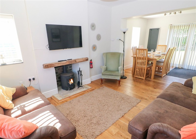 The living room at Hawthorns, Scurlage