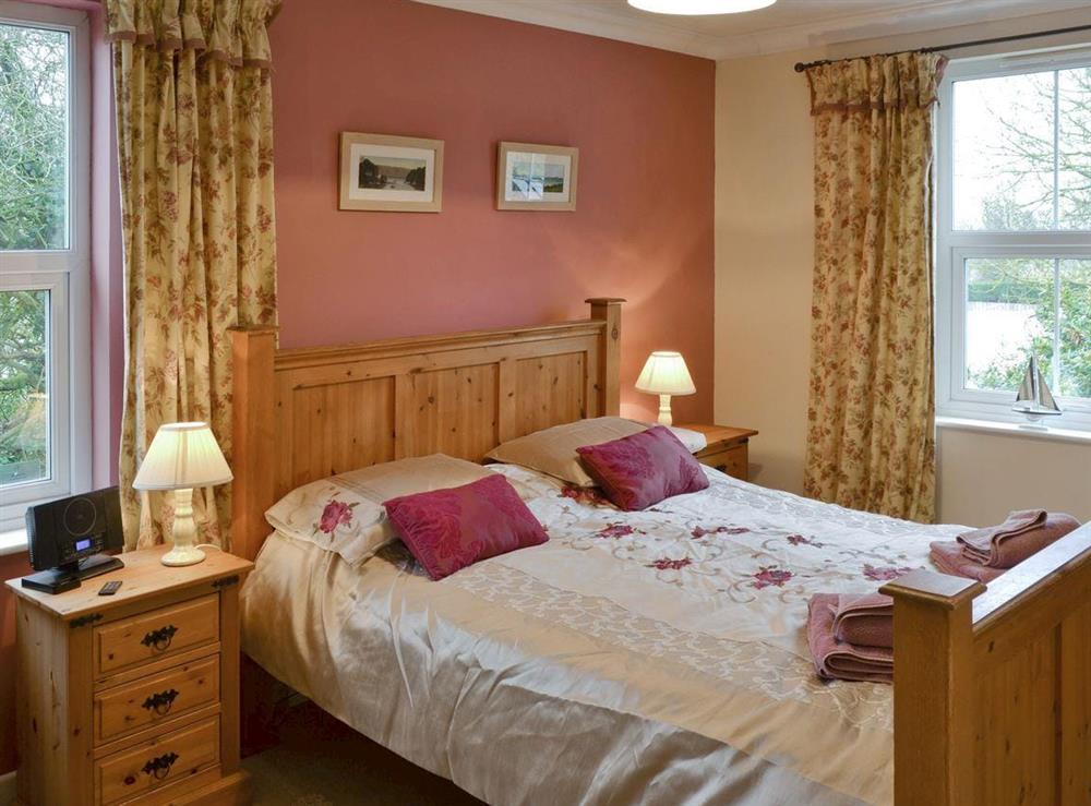 Comfortable double bedroom at Hay Cottage in St Austell, S. Cornwall., Great Britain