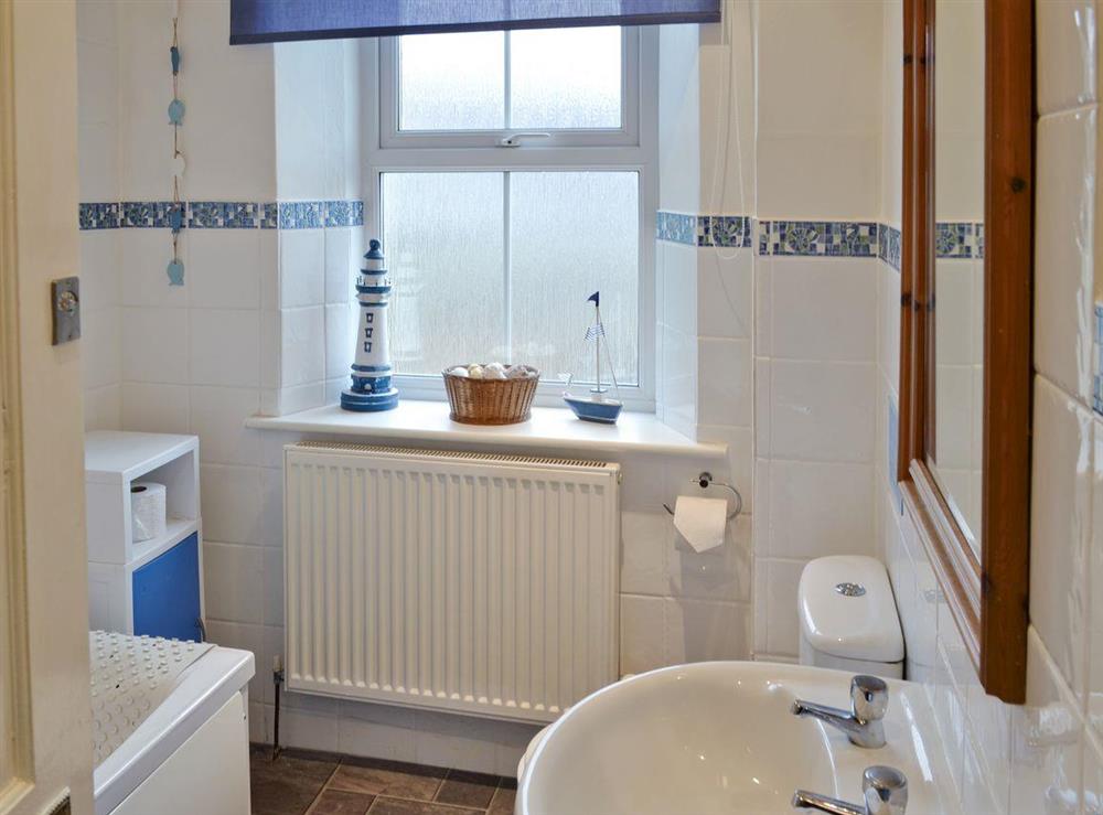 Family bathroom at Hay Cottage in St Austell, S. Cornwall., Great Britain